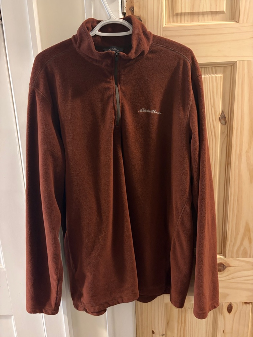Eddie Bauer Men’s Fleece Quarter‑Zip – Size XL Tall - Excellent Condition